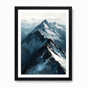 Mountain Range 54 Art Print