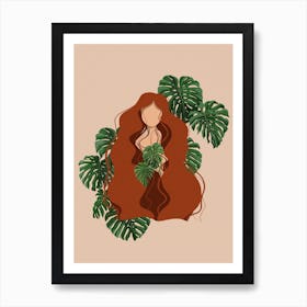 Donna Botanical Fairy Art Print