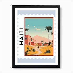 Haiti Travel Stamp Poster Art Print