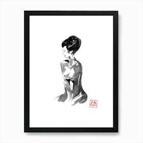 Nude Geisha 1 Art Print