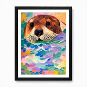 Sea Otter II Matisse Inspired Art Print