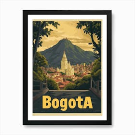 Aihrgdesign A Vintage Travel Poster Of Bogota Art Print