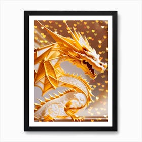 Golden Dragon Art Print