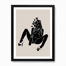 Sex And Flowers Art Print