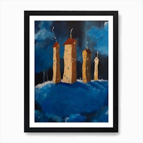 Nice nordic light this night Art Print