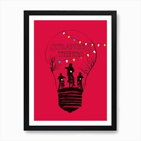 Stranger Things Art Print