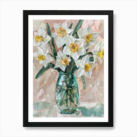 A World Of Flowers Daffodil 4 Painting Art Print