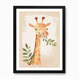 Giraffe Canvas Print 3 Art Print