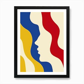 Face Of Colombia Art Print