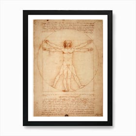 Leonardo Da Vinci Art Print