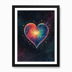 Heart Of The Universe 6 Art Print