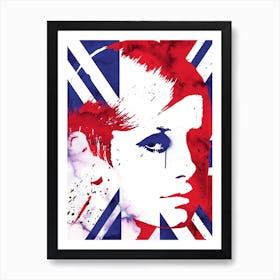 Twiggy Pop Art Art Print