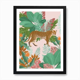 Botanic Paradise (Pink) Art Print