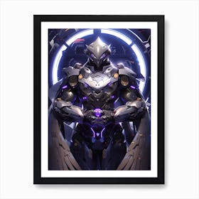 Futuristic Art Eagle Art Print