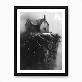 House On A Cliff  Art Print