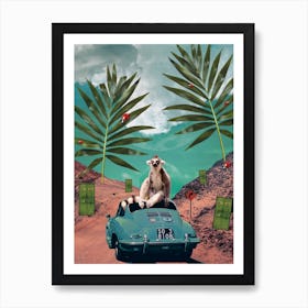  Surrealistic Animals Lemur Art Print