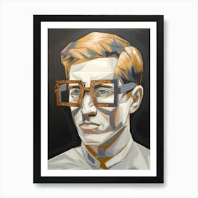 'Man With Glasses' Póster