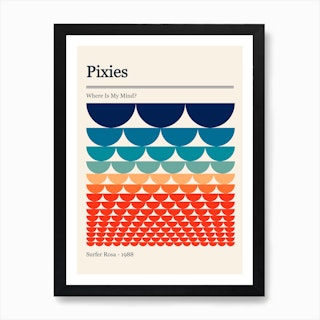 Pixies Retro Art Print