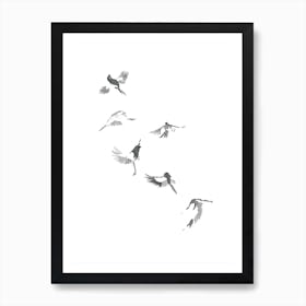 Flight Of Six Art Print