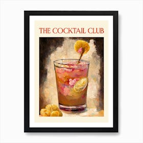 The Cocktail Club 4 Art Print