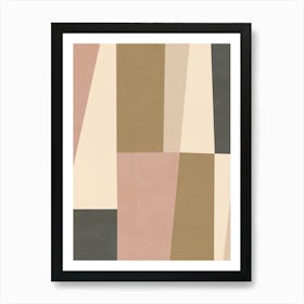 Composition Of Geometric Shapes 38 Art Print