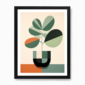 Plant In A Pot Art Print