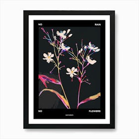 No Rain No Flowers Poster Babys Breath 9 Art Print