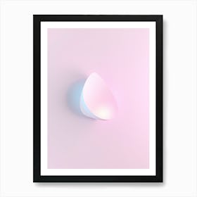 Pink Light On The Wall Art Print