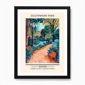 Southwark Park London Parks Garden 1 Art Print