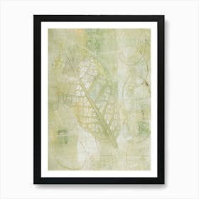 Leaf In Sage Green Affiche