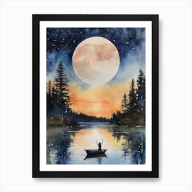 3x4ilovethemoon Art Print