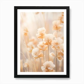 Boho Dried Flowers Freesia 1 Art Print