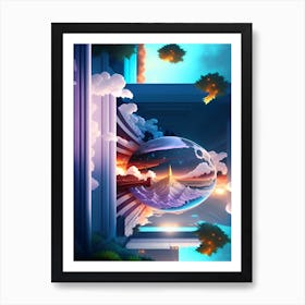 Luminous Serenity Art Print