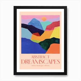 Abstract Dreamscapes Landscape Collection 12 Art Print