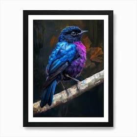 Bird On A Branch 23 Art Print