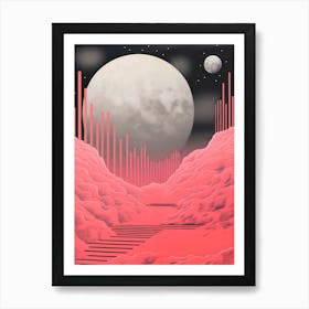 Pink Moon 3 Art Print