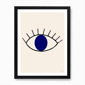 Abstract Eye Art Print