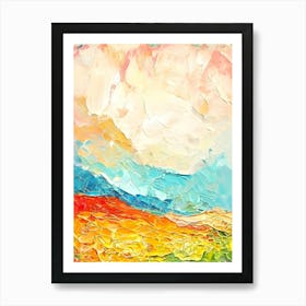 Abstract Landscape Painting 20 Art Print