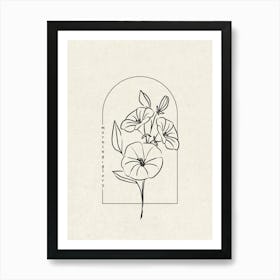 Morning Glory Art Print