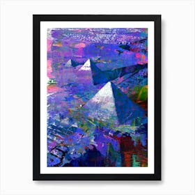 Great Pyramids Of Giza Art Print