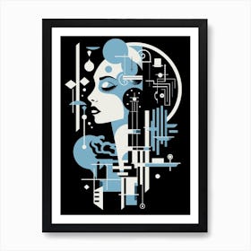 Symbols And Icons Geometric Abstract 3 Art Print