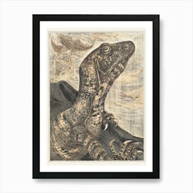Iguana (1878–1906),Theo Van Hoytema Art Print