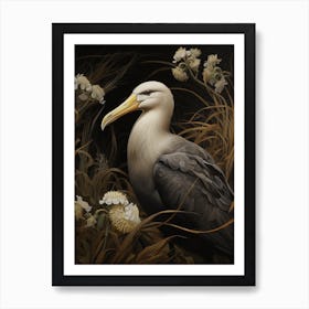 Dark And Moody Botanical Albatross 4 Affiche