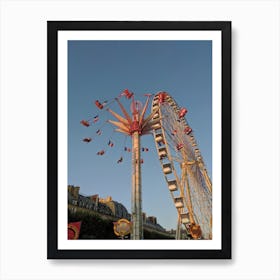 Summer Ferris Wheel - Paris, FR Art Print