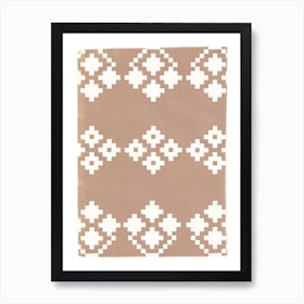 Geometric Pattern Sand Art Print