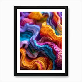 Colorful Shawl Art Print