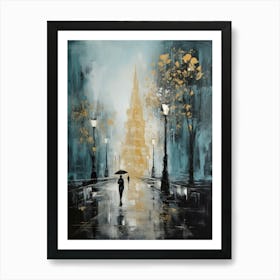 Rainy Day In Paris Art Print