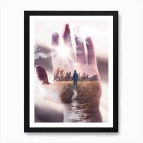 The Future Is In Your Hands Art Print