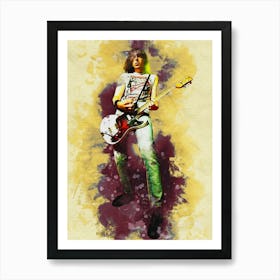 Smudge Johnny Ramone At The Palladium In Hollywood, Ca, Us Art Print