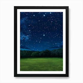 Night Sky 2 Art Print